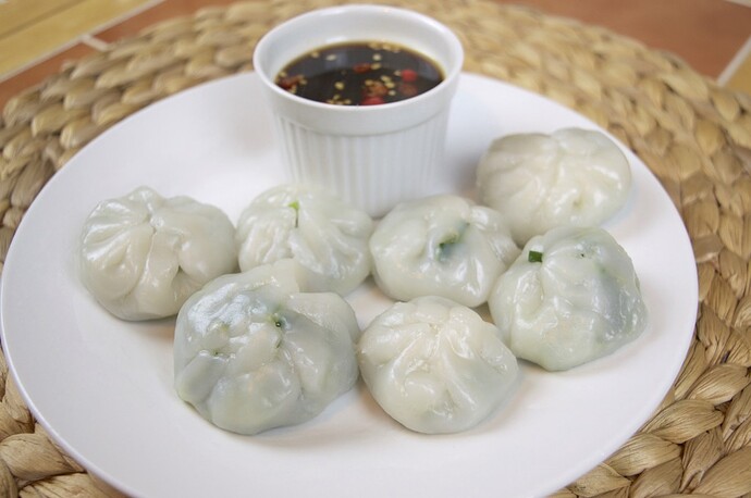 Steamed chive dumplings