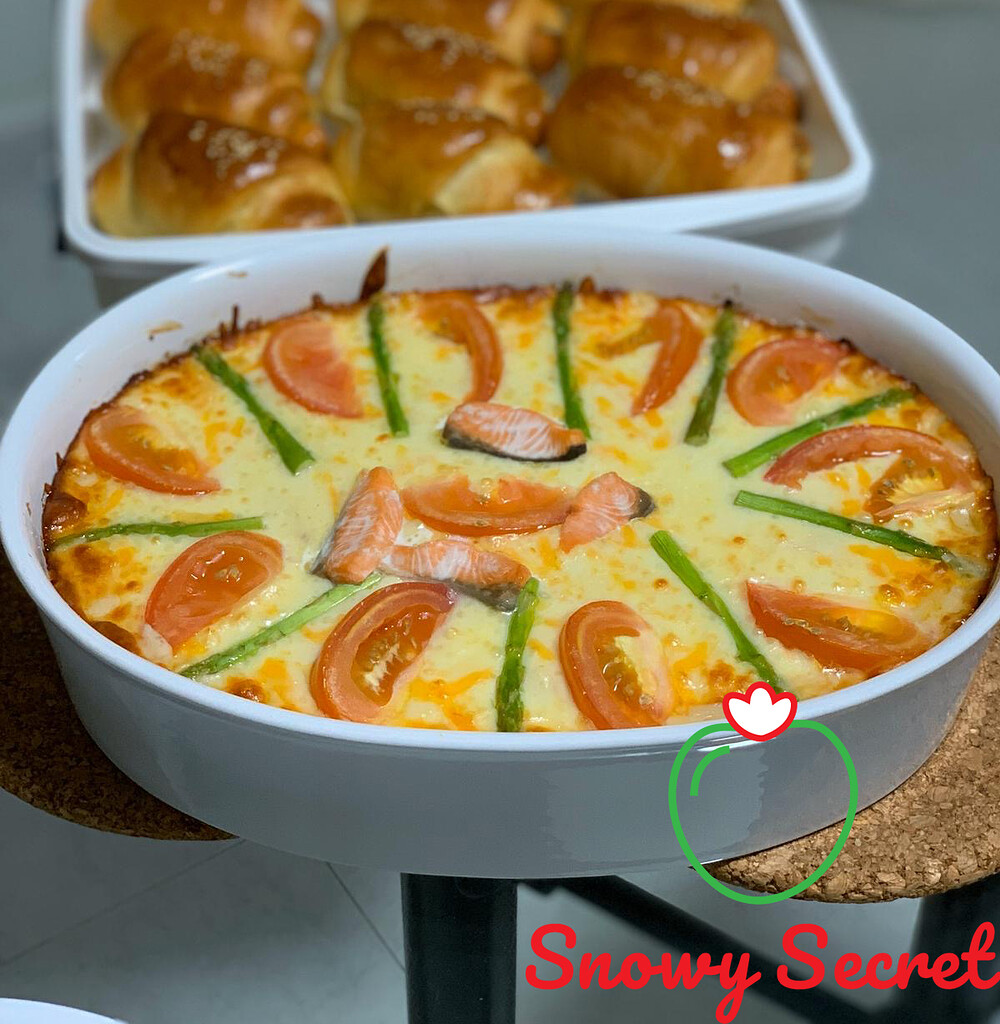 Salmon Baked Rice Food Recipe puchong.co