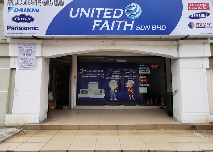 United Faith I Aircond spare parts I Fan Coil Unit (FCU)