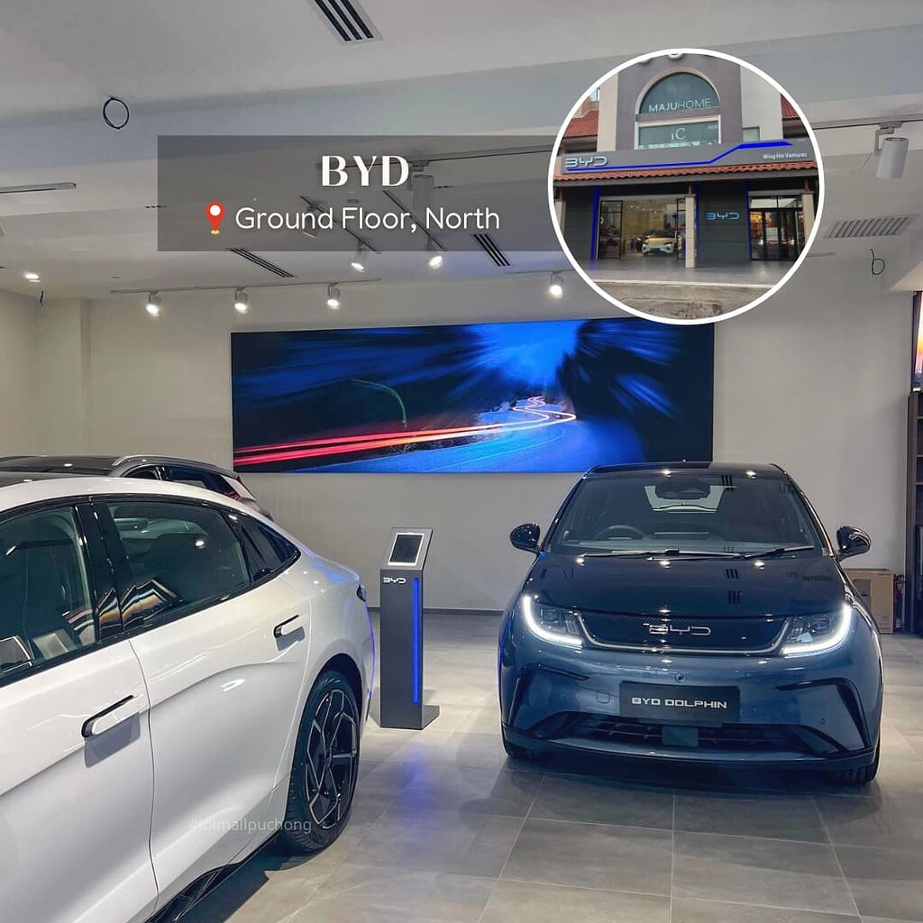 Byd showroom ioi mall puchong news puchong co