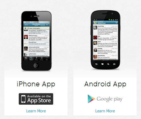 hootsuite mobile apps