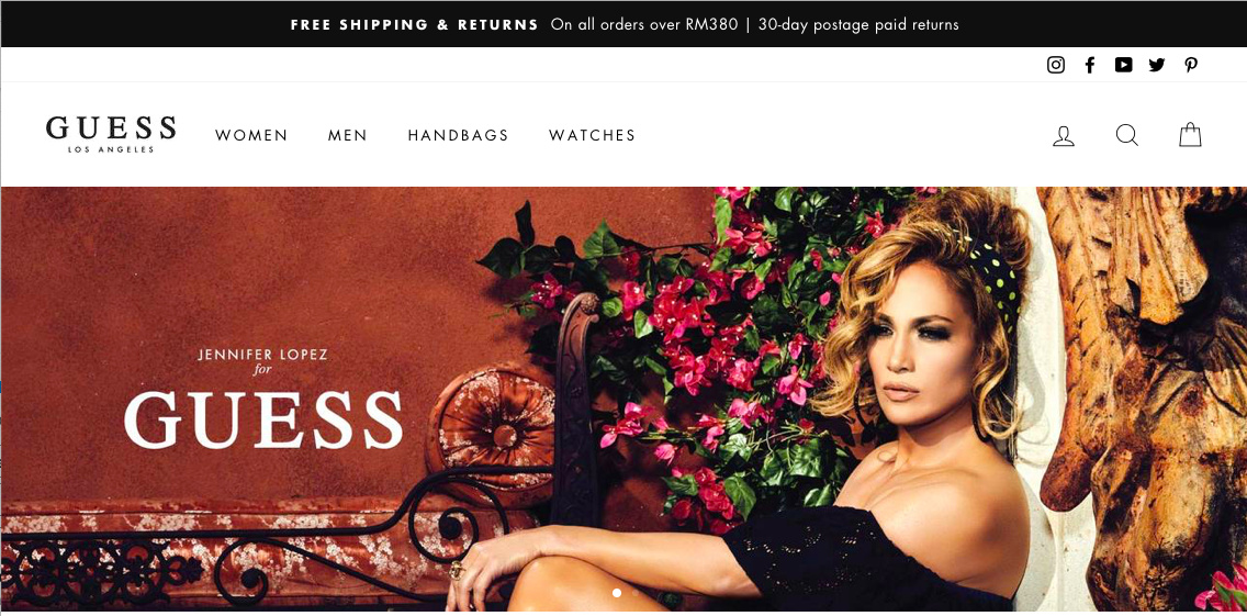 Guess: Online launched in Malaysia - Shopping